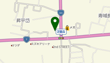 シャトレーゼ 能代店の地図画像