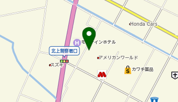シャトレーゼ 北上店の地図画像