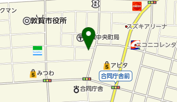 シャトレーゼ 敦賀店の地図画像