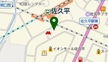 シャトレーゼ 佐久平店の地図画像