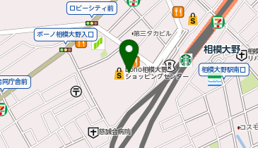 シャトレーゼ ボーノ相模大野店の地図画像