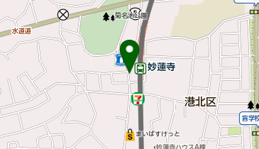 シャトレーゼ 妙蓮寺駅店の地図画像