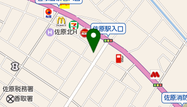 シャトレーゼ 佐原店の地図画像