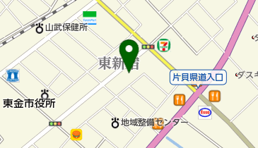 シャトレーゼ 東金店の地図画像