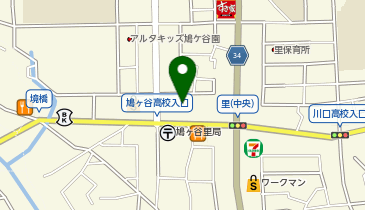シャトレーゼ 川口里店の地図画像