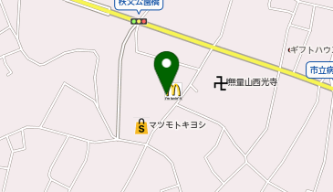 シャトレーゼ ベルク公園橋店の地図画像