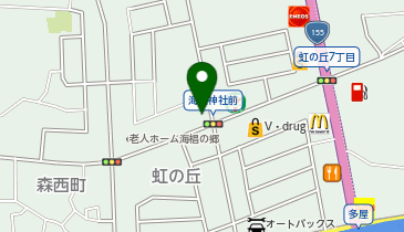 シャトレーゼ 常滑虹の丘店の地図画像