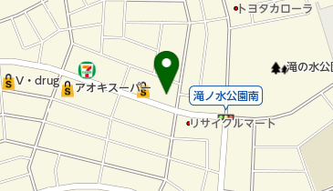 シャトレーゼ 滝の水公園店の地図画像