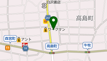 シャトレーゼ 守山高島店の地図画像