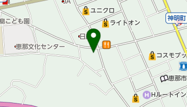 シャトレーゼ 恵那店の地図画像