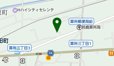 シャトレーゼ 鈴鹿店の地図画像
