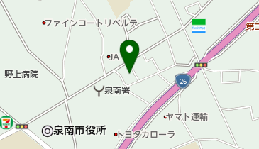 シャトレーゼ 泉南店の地図画像