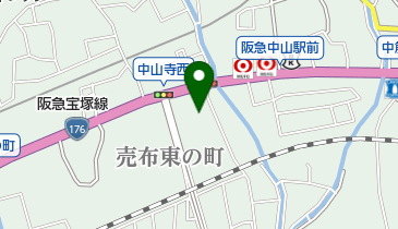 シャトレーゼ ダイエー宝塚中山店の地図画像