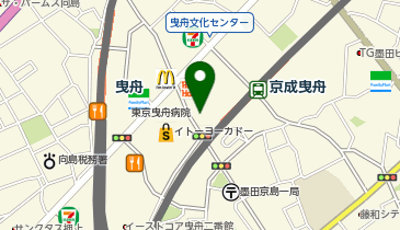 シャトレーゼ 曳舟駅前プラザ店の地図画像