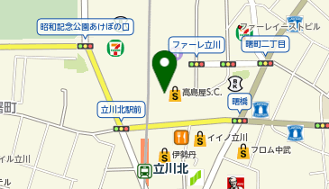 シャトレーゼ 立川高島屋ショッピングセンター店の地図画像