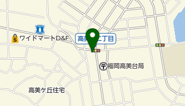 シャトレーゼ 高美台店の地図画像