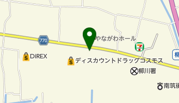 シャトレーゼ 柳川三橋店の地図画像