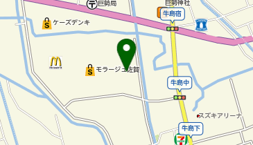 シャトレーゼ モラージュ佐賀店の地図画像