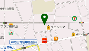 シャトレーゼ 東村山店の地図画像