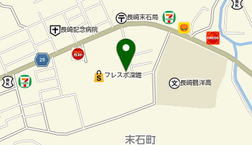 シャトレーゼ 長崎深堀店の地図画像