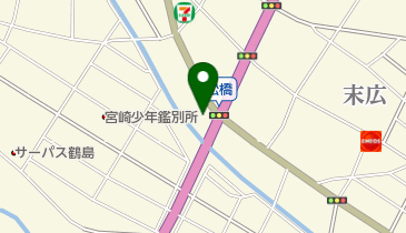 シャトレーゼ 宮崎松橋店の地図画像