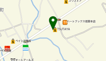 シャトレーゼ 大田原若草店の地図画像