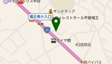 シャトレーゼ フォレストモール甲斐竜王店の地図画像