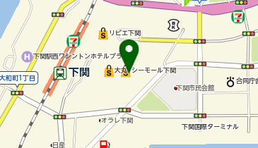 シャトレーゼ シーモール下関店の地図画像