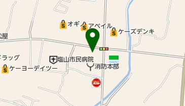 シャトレーゼ 塩山店の地図画像