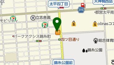 すき家 錦糸公園前店の地図画像