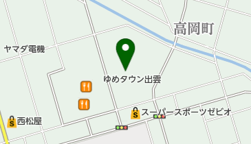 すき家 ゆめタウン出雲店の地図画像