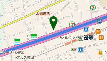 すき家 笹塚店の地図画像