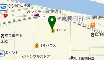 すき家 イオン松江店の地図画像