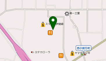 すき家 スマーク伊勢崎店の地図画像