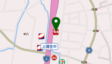 すき家 新4号BP上三川店の地図画像