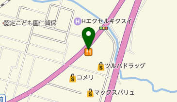 すき家 7号にかほ店の地図画像