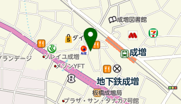 すき家 成増店の地図画像