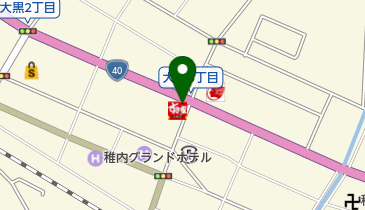 すき家 40号稚内大黒店の地図画像