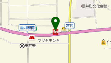 すき家 21号垂井店の地図画像