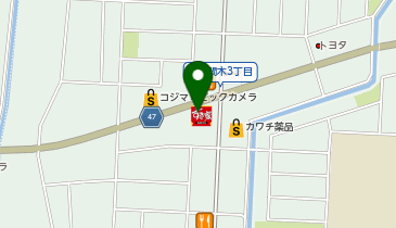 すき家 真岡上高間木店の地図画像