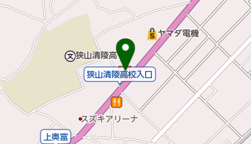 すき家 16号狭山上奥富店の地図画像