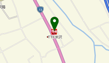 すき家 13号米沢花沢店の地図画像