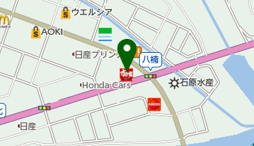 すき家 150号焼津八楠店の地図画像