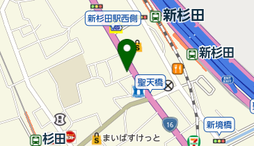 すき家 新杉田店の地図画像
