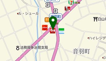 すき家 19号多治見音羽店の地図画像