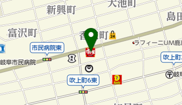 すき家 岐阜本荘店の地図画像
