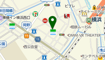 すき家 横浜南幸二丁目店の地図画像