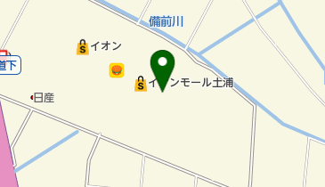 すき家 イオンモール土浦店の地図画像