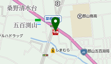 すき家 49号郡山菜根店の地図画像