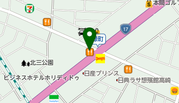 すき家 高崎緑町店の地図画像